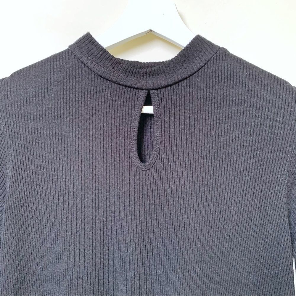 3/$30 RVCA Mockneck Ribbed Mini Dress - Picture 3 of 6